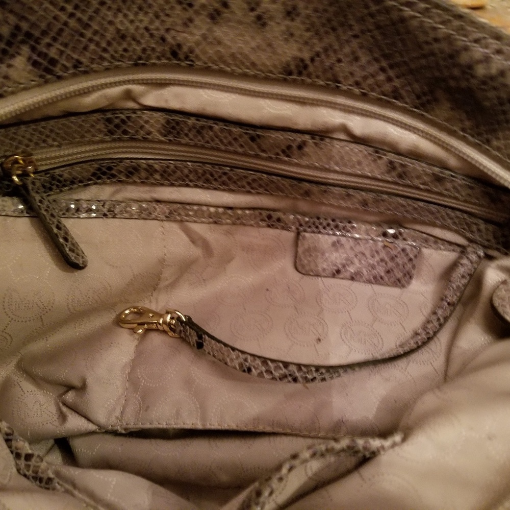 Michael Kors Python Embossed Tote Bag - image 6